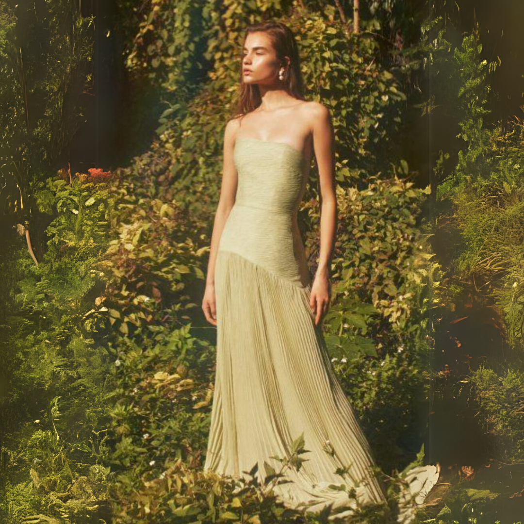 Noémie - Robe longue élégante et plissée