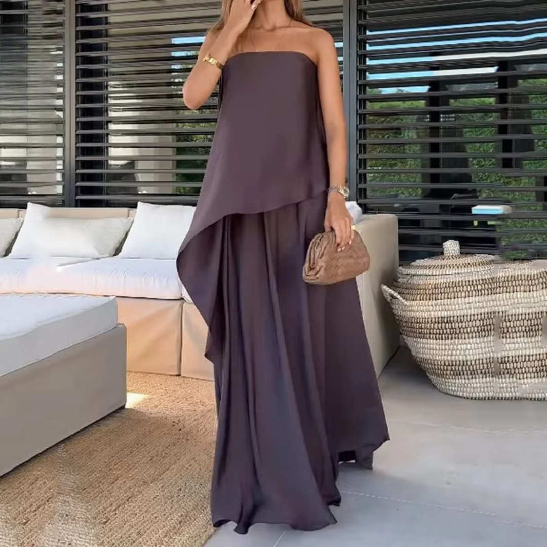 Clara - Robe longue sans manches