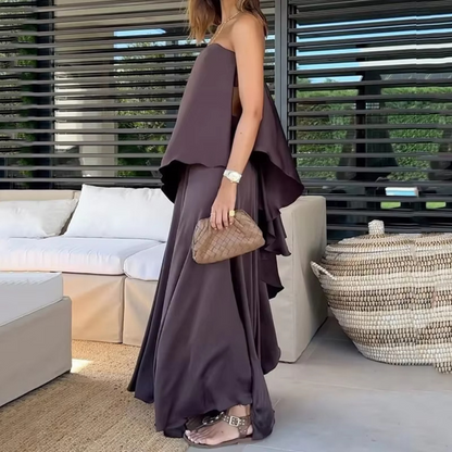 Clara - Robe longue sans manches