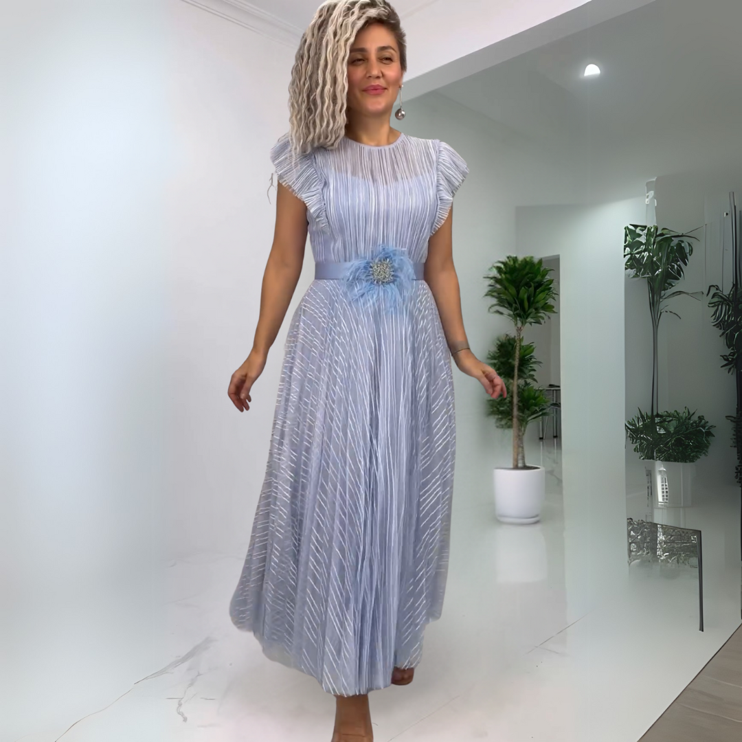 Mélisande - Robe élégante à encolure ronde