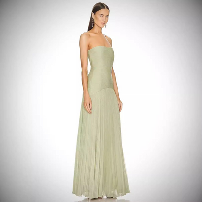 Noémie - Robe longue élégante et plissée